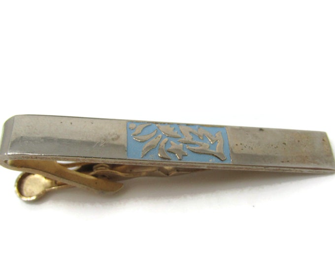 Falling Leaves Tie Clip Tie Bar: Vintage Gold Tone - Stand Out from the Crowd with Class