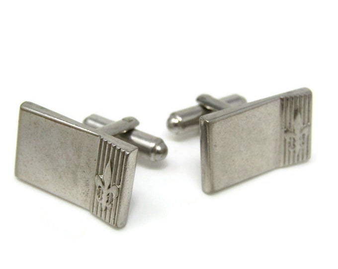 Fleur de Lis Cufflinks for Men's Vintage Men's Jewelry Nice Design