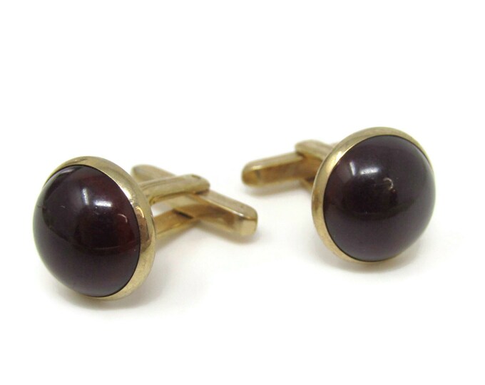 Dark Red Beautiful Cufflinks for Men's Vintage Men's Jewelry Nice Design