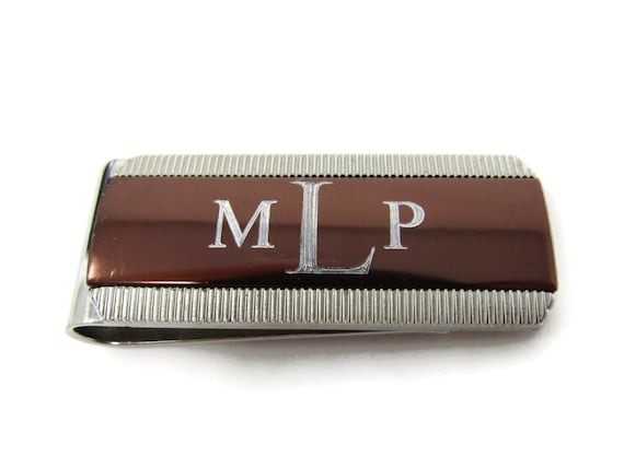 MPL Initials Money Clip Vintage Beautiful Design - image 2