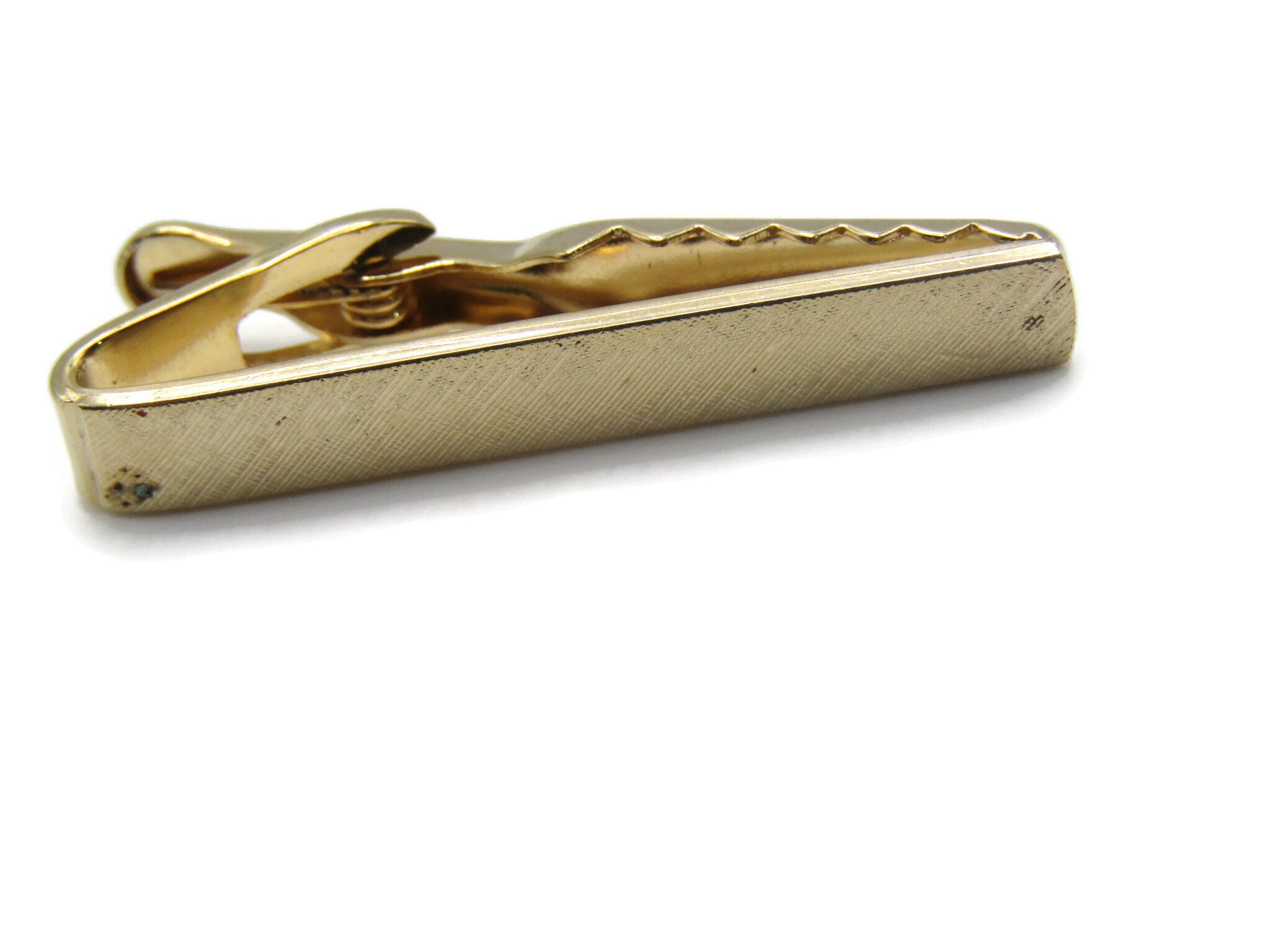 Buy Vintage Textured Small Gold Tone Tie Clip. Online in India 