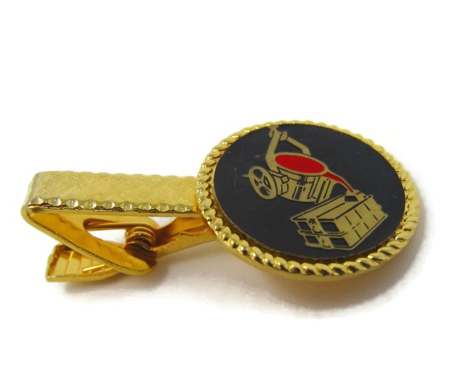 Smelting Steel Rare Tie Clip Tie Bar: Vintage Gold Tone - Stand Out from the Crowd with Class