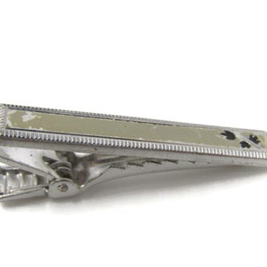 Three Leaves Tie Clip Tie Bar: Vintage Silver Tone - Stand Out from the Crowd with Class