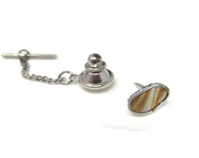 Metallic Multicolor Tie Pin Tack Vintage: Nice Design