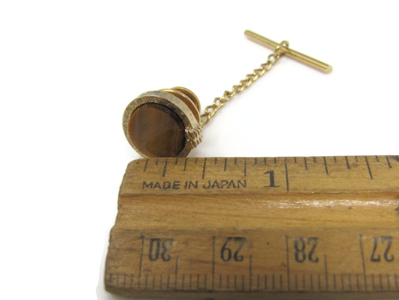 Tiger/'s Eye Tie Pin Tack Vintage Nice Design