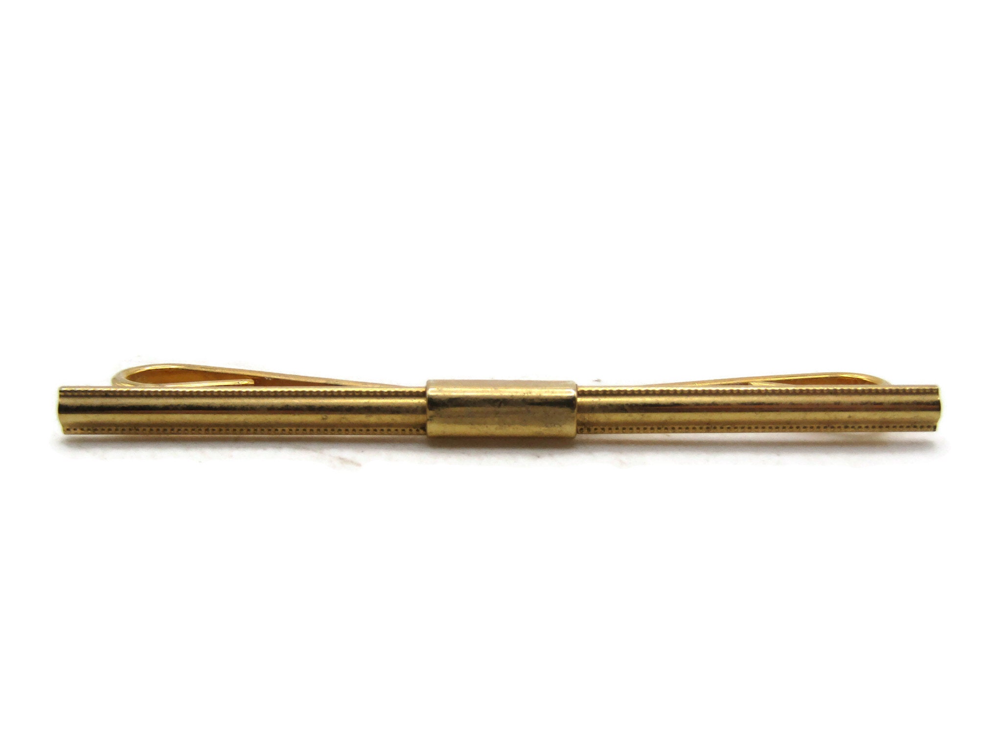 Tie Clips For Men Fashion Luxury Metal Gold Colour Tone Simple Bar