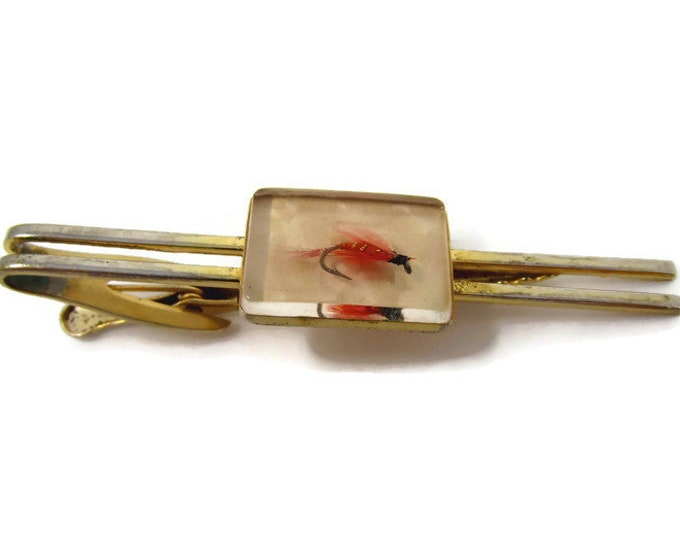 Fishing Lure Tie Clip Vintage Tie Bar: Fisherman Gift