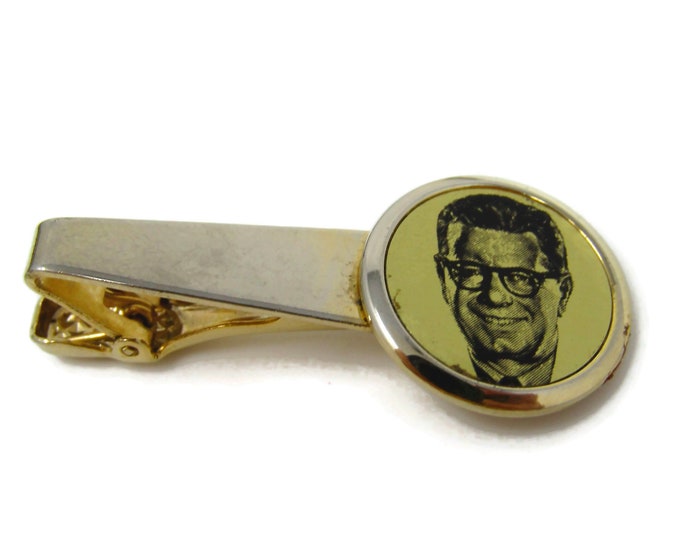 Cool Tie Bar Tie Clip Vintage Man Portrait Design Rare