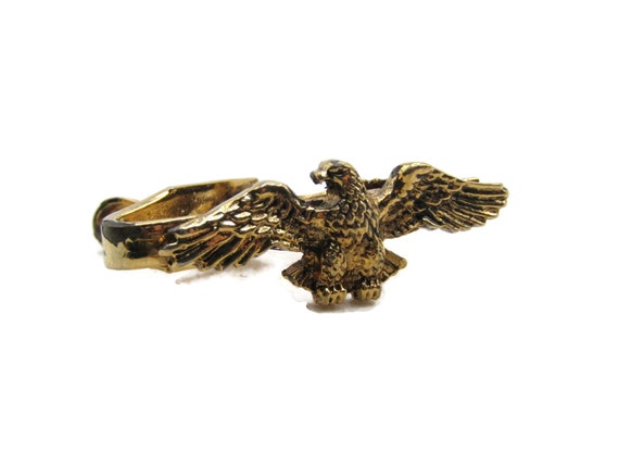 Eagle Tie Clip Tie Bar Modern Men's Jewelry Gold … - image 1