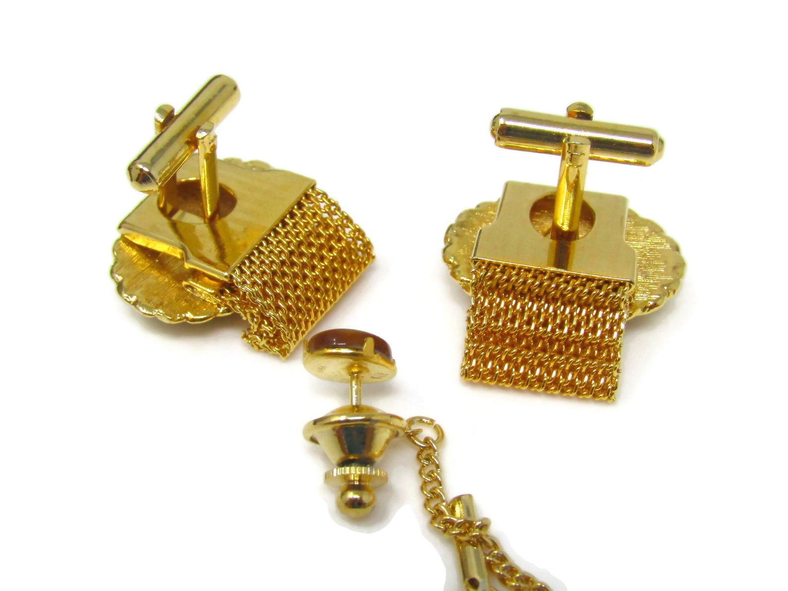 mens tie pins and cufflinks