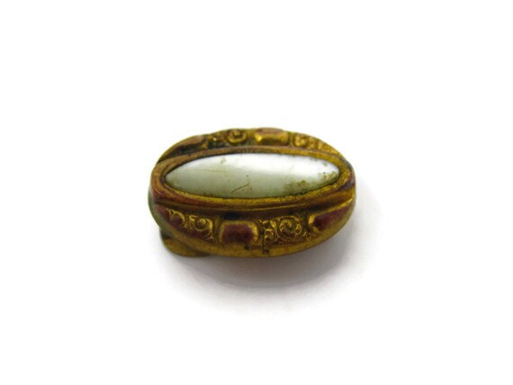Vintage White Mother of Pearl Tie Clip White Mother of Pearl Tie Bar White Pearl Tie Clip 120602