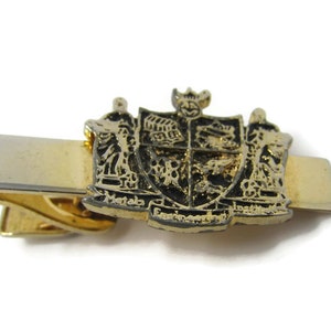 Vintage Tie Bar Clip: Metals Engineering Institute Crest Shield Heraldic