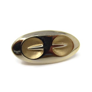 Vintage Tie Clip Tie Bar: Excellent Retro Design Gold Tone Interesting Style Nice Quality