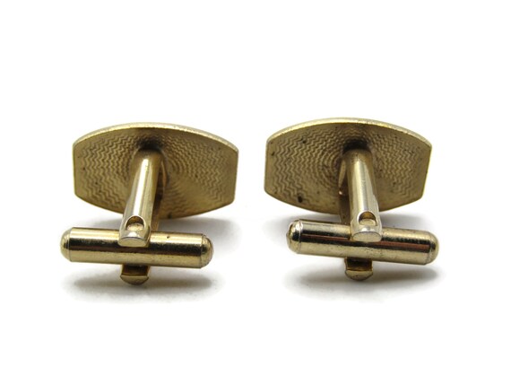 Lines And Triangle Shapes Cuff Links Men's Jewelr… - image 2