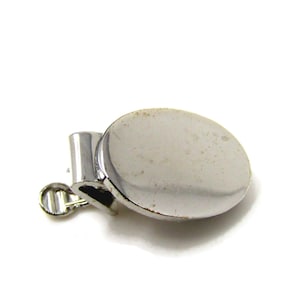 Cool Tie Bar Tie Clip Vintage Small Oval Gift for Dad, Husband, Son, Boyfriend