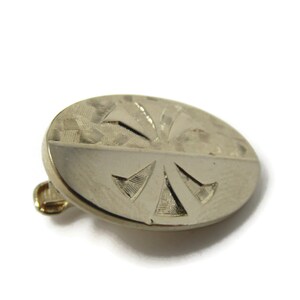 Stylized Etch Tie Clip Tie Bar: Vintage Gold Tone - Stand Out from the Crowd with Class