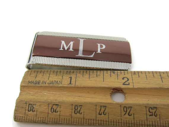 MPL Initials Money Clip Vintage Beautiful Design - image 7