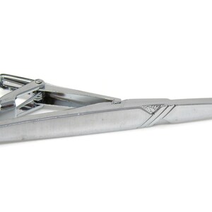 Modernist X Tie Clip Tie Bar: Silver Tone - Stand Out from the Crowd with Class