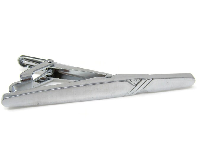 Modernist X Tie Clip Tie Bar: Silver Tone - Stand Out from the Crowd with Class