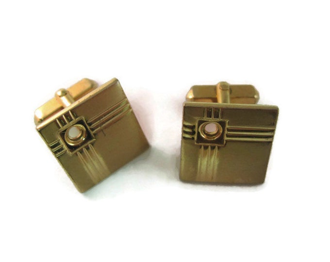 Vintage Cufflinks for Men: See Through Hole Design