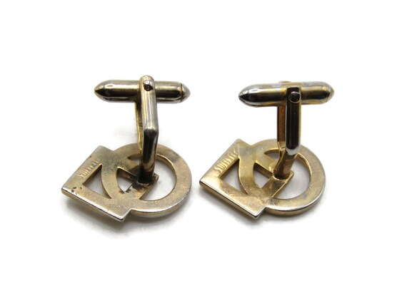 Interlocking Square And Circle Cuff Links Men's J… - image 3