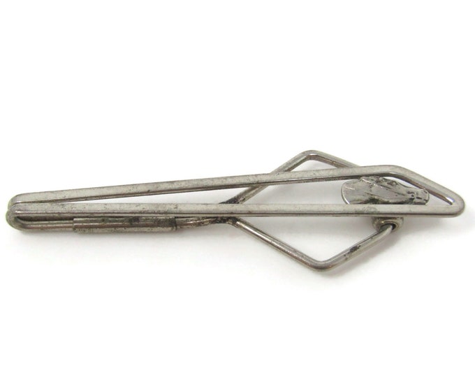 Horse Head Amazing Style Horse Racing Tie Clip Bar Silver Tone Vintage Men's Jewelry Nice Design