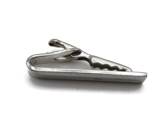 Geometric Etched Patterned Classic Design Silver … - image 3