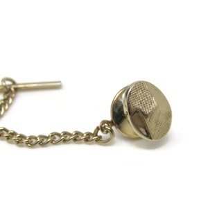 Modernist Oval Tie Tack Pin Vintage Men&#39;s Jewelry Nice Design