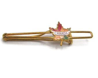 Toronto City Canada Flag Gold-tone Tie Clip Engraved Personalised Toronto City Canada Flag Gold-tone Tie Clip Engraved Personalised