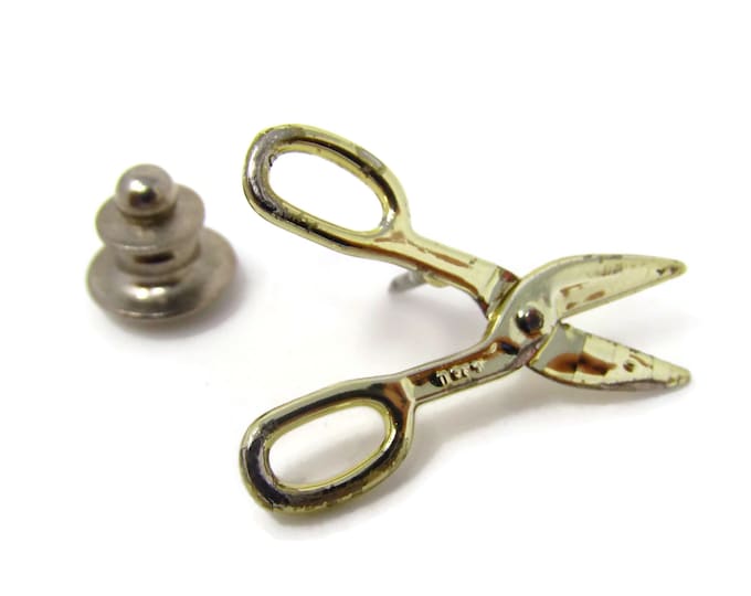 Vintage Tie Tack Tie Pin: Snips Cutter Tool