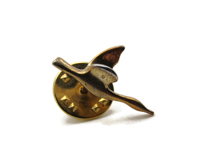 Flying Bird Tie Pin Men's Jewelry Gold Tone