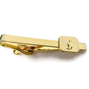 Vintage Tie Clip Tie Bar: Letter S Script Design Nice Quality