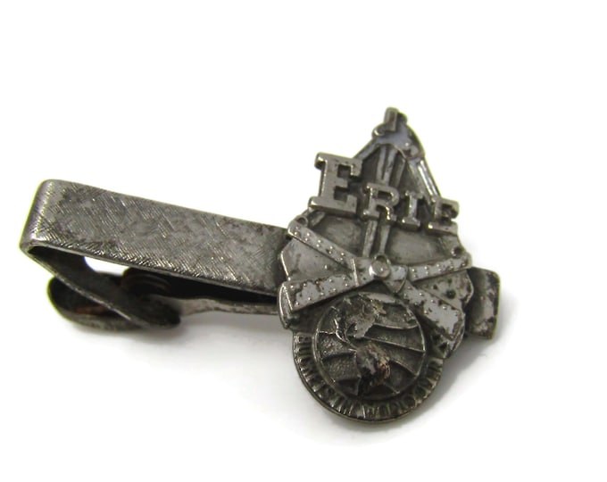 Vintage Tie Clip Bar for Men: Erie Buckeyes the World Over