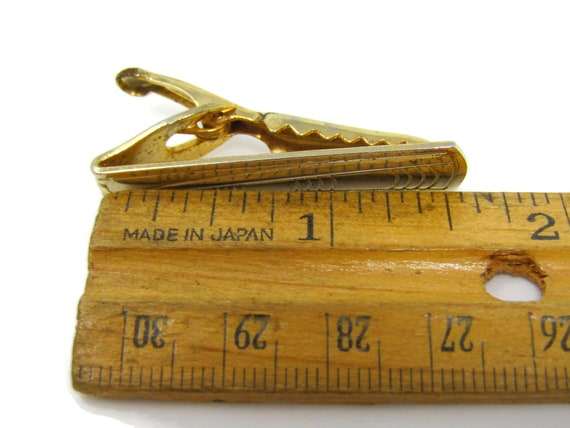 Classic Straight Tie Clip Bar Gold Tone Vintage Men/'s Jewelry Nice Design