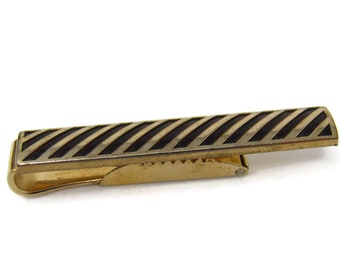 Gorgeous Red Translucent Stripes Tie Clip Men's Vintage Tie Bar Beautiful Design