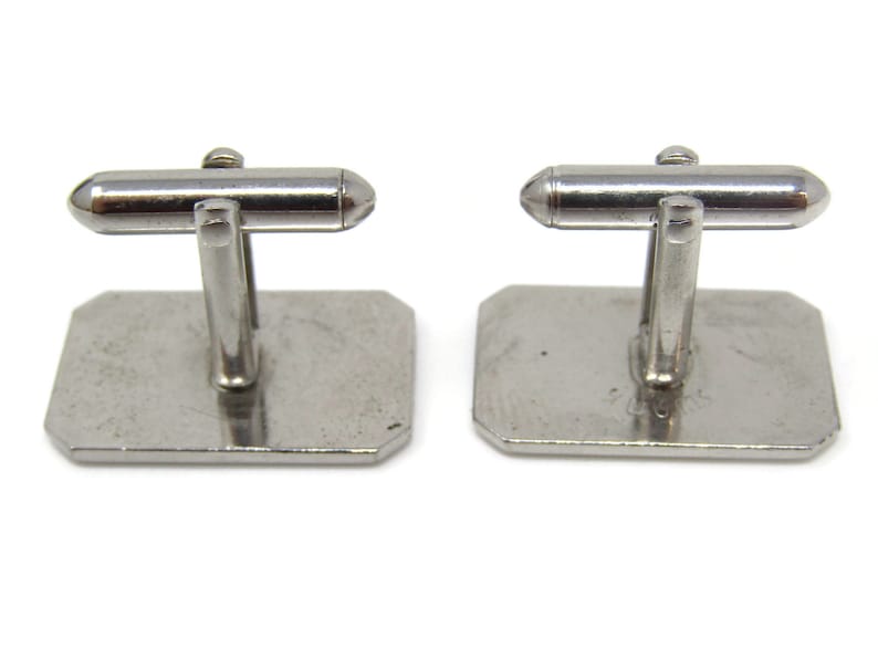 Beveled Edges Rectangle Cufflinks for Men/'s Vintage Men/'s Jewelry Nice Design