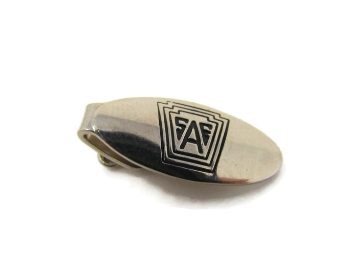 Vintage Tie Clip Tie Bar: SAF Interesting Design