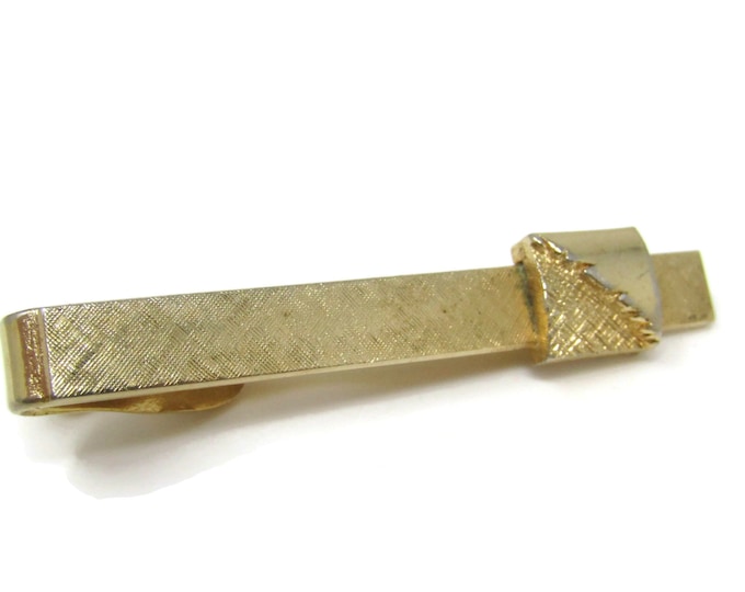 Amazing Design Tie Clip Tie Bar: Vintage Gold Tone - Stand Out from the Crowd with Class
