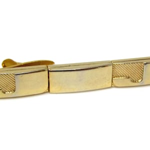 Vintage Tie Clip Tie Bar: Rare JJ Letters Initials Excellent Art Deco Design & High Quality