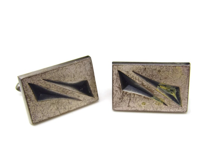 Vintage Cufflinks for Men: Modernist Interesting Design