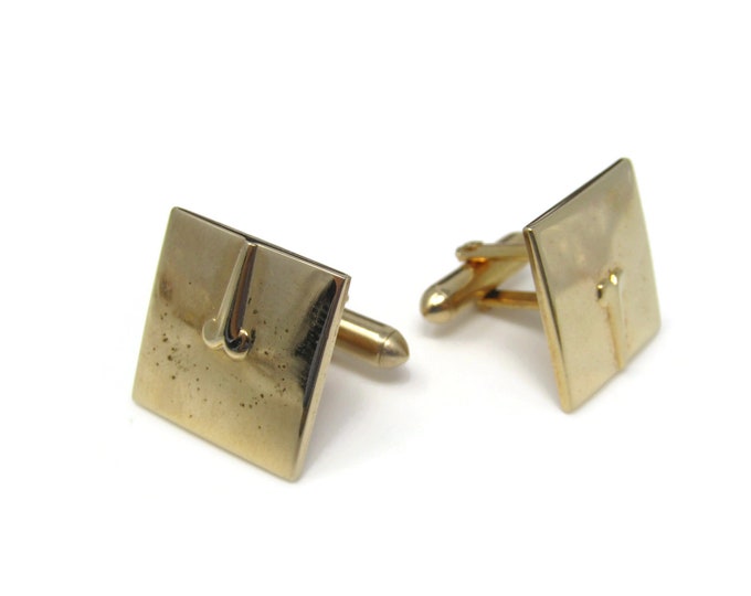 Wind Cufflinks for Men: Vintage Gold Tone - Stand Out from the Crowd with Class