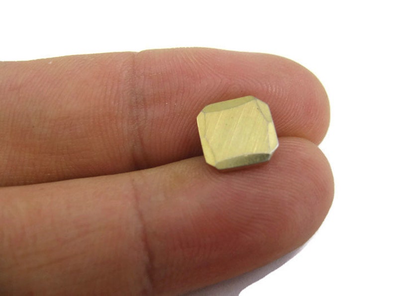 Vintage Tie Tack Tie Pin Brush Texture Gold Tone