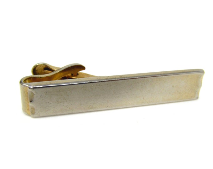Cool Tie Clip Vintage Tie Bar Classic Gold Tone Gift for Dad Son Husband Boyfriend