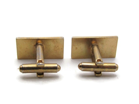 Geometric Shapes Rectangular Cuff Links Men's Jew… - image 2