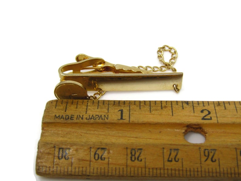 Star Etch Chain Tie Clip for Men Vintage Tie Bar Nice Design Etsy