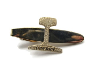 Sperry Rounded Edge Gold Tone Tie Bar Tie Clip Men's Jewelry