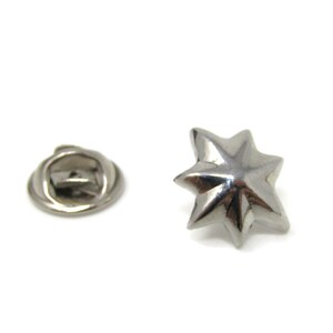 Star Design Tie Tack Pin Vintage Men&#39;s Jewelry Nice Design