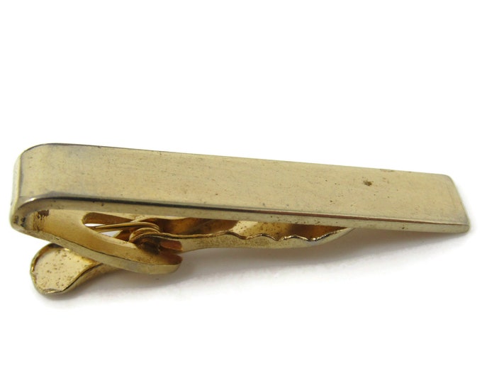 Classic Tie Clip Tie Bar: Vintage Gold Tone - Stand Out from the Crowd with Class