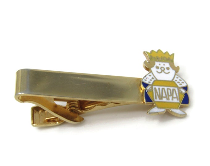 NAPA Regal Ride Tie Clip Tie Bar: Vintage Gold Tone - Stand Out from the Crowd with Class