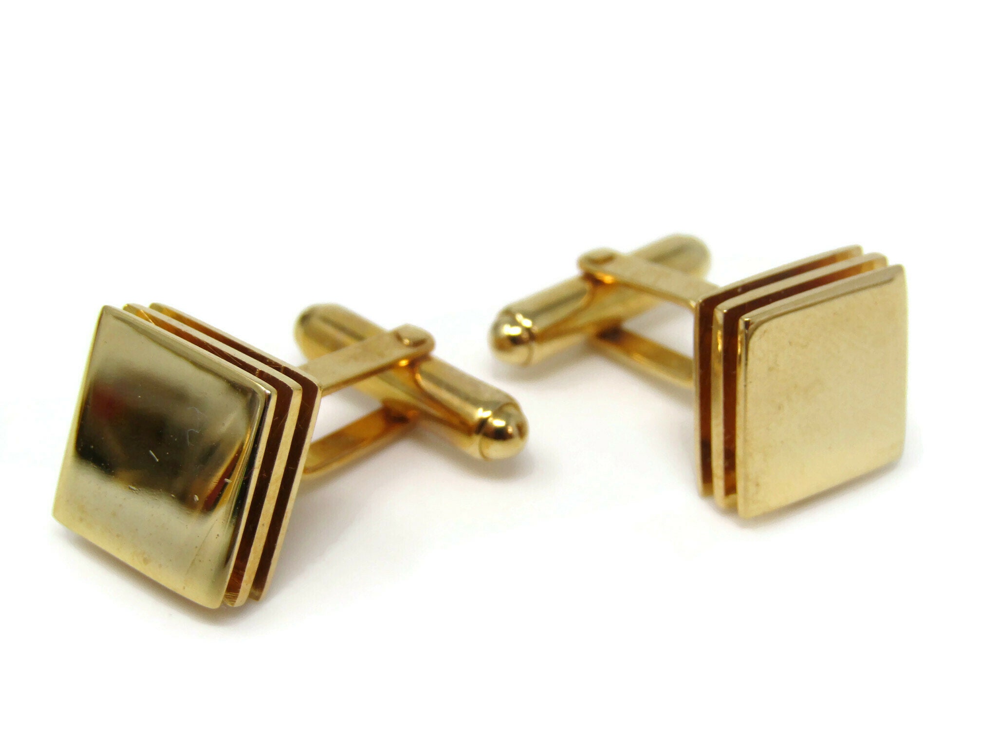 Stacked Squares by Christian Dior Cufflinks for Men's Vintage Men's ...